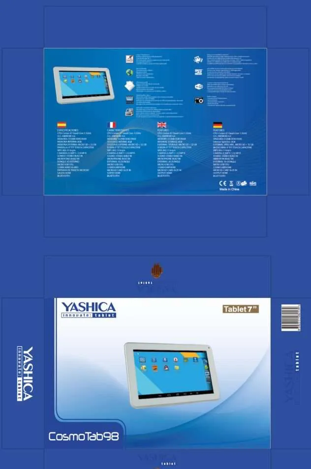 diseño de caja OEM tablet chino android Juan Luis Martel