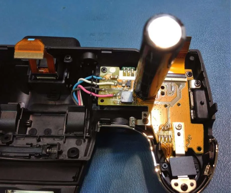 reparar camara digital Fujifilm FinePix Unidad de flash rota