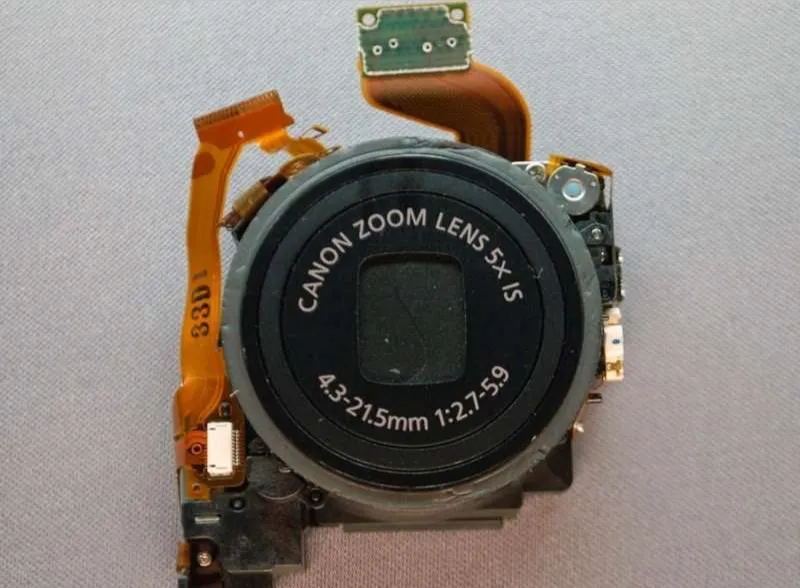 reparación cámaras digitales lente canon