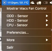iMac sensor de temperatura